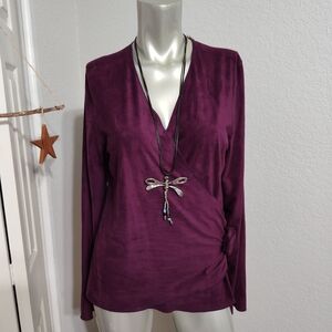 UNO de 50 Silver tone Leather Dragonfly Necklace